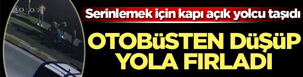 İstanbul A.Ş. ait otobüsten düşen kadın ağır yaralandı