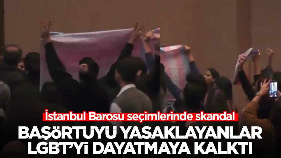 İstanbul Barosu seçimlerinde skandal: Başörtüyü yasaklayanlar, LGBT’yi dayatmaya kalktı
