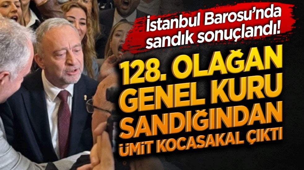 İstanbul Barosu’nun yeni başkanı Ümit Kocasakal oldu