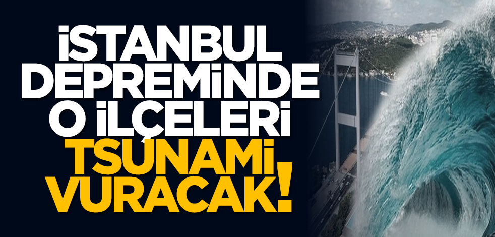İstanbul depreminde o ilçeleri tsunami vuracak!