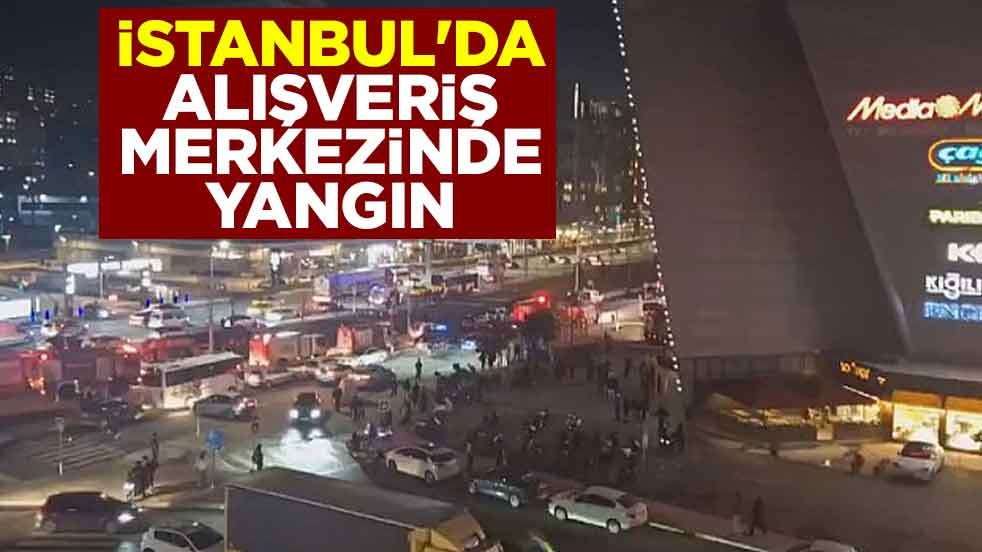 İstanbul'da alışveriş merkezinde yangın