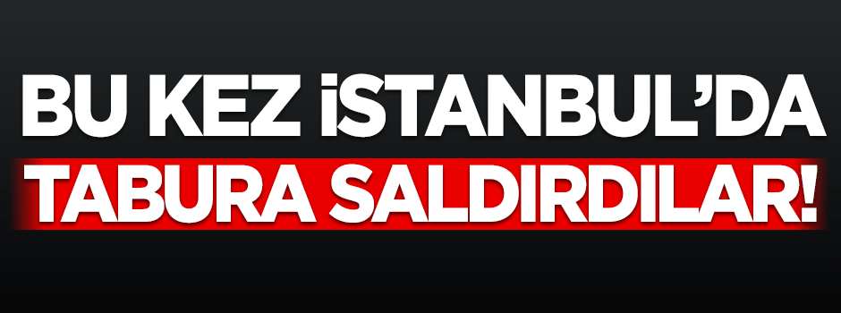 İstanbul Maltepe'de tabura saldırdılar!