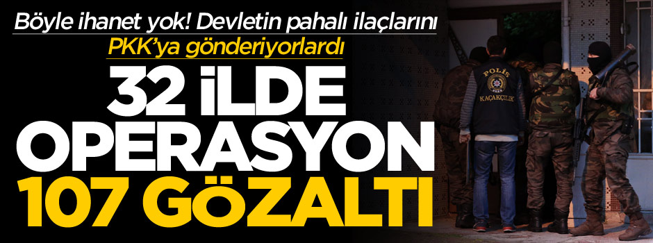 İstanbul merkezli 32 ilde sahte reçete operasyonu!