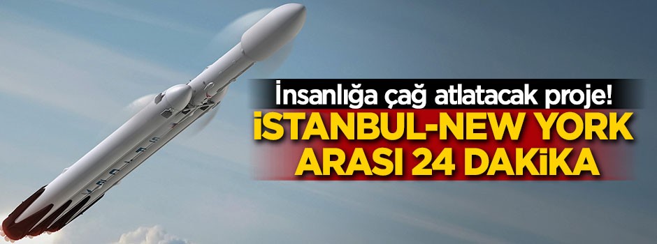 İstanbul-New York arası 24 dakika