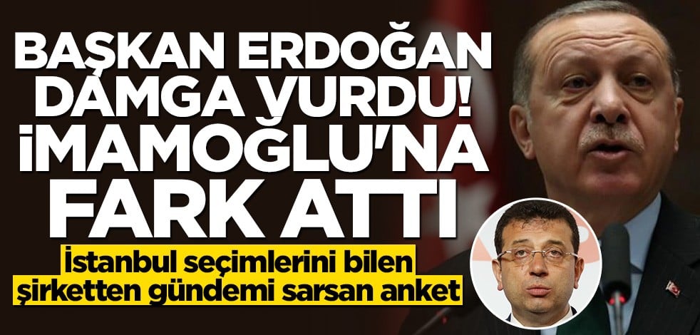 İstanbul seçimlerini bilen anket şirketi "İmamoğlu mu Erdoğan mı?" diye sordu