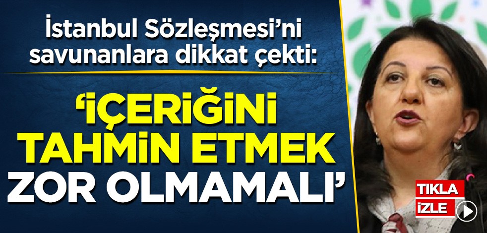 İstanbul Sözleşmesi'ni savunanlara dikkat çekti: Onlara bakınca içeriğini tahmin etmek zor olmamalı