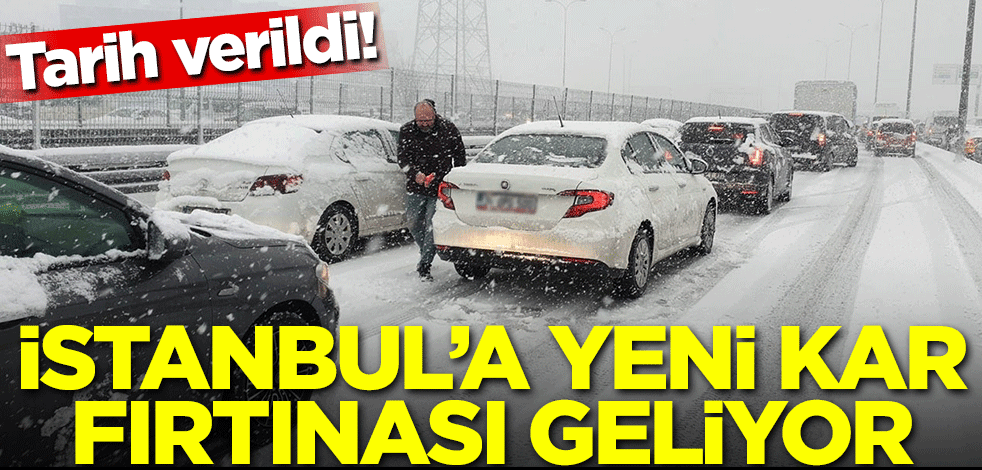 İstanbul'a yeni kar fırtınası geliyor! Tarih verildi