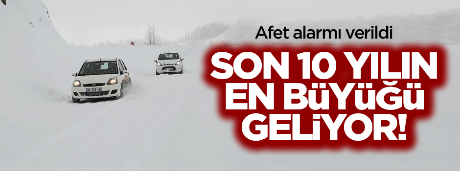 İstanbul'a yoğun kar geliyor