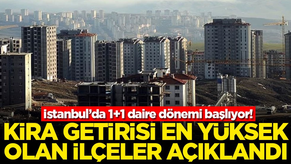 İstanbul’da 1+1 daire dönemi başlıyor! Kira getirisi en çok olan ilçeler açıklandı