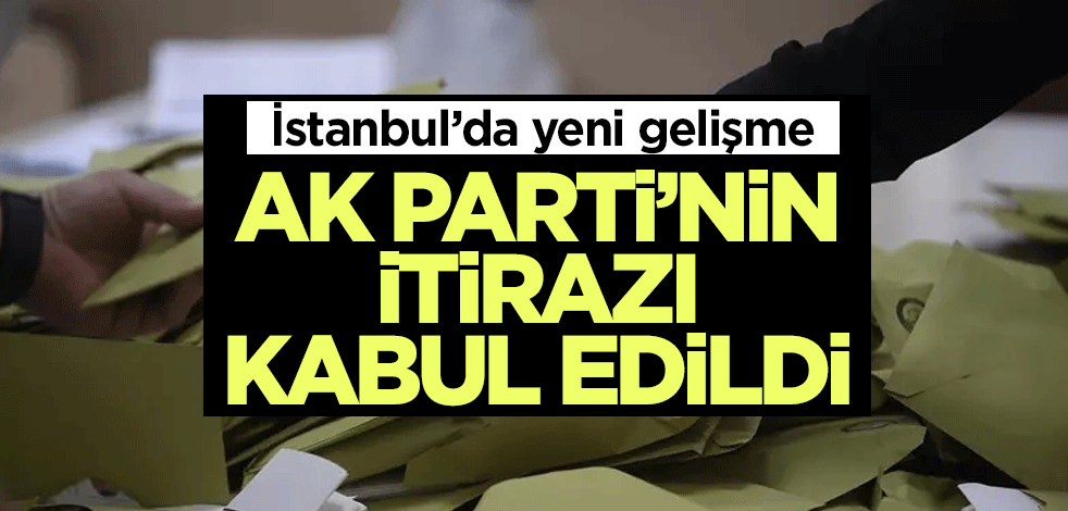 İstanbul'da bir ilçede oylar yeniden sayılacak