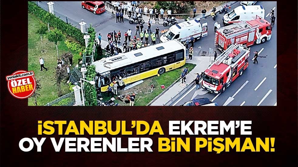 İstanbul’da Ekrem'e oy verenler bin pişman!