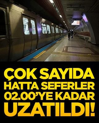 İstanbul’da gece ulaşımına sağanak ayarı!