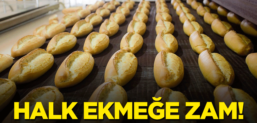 İstanbul'da halk ekmeğe zam