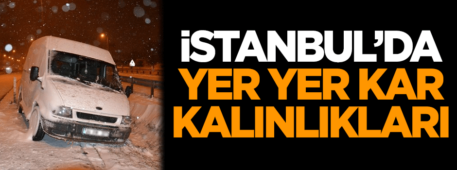 İstanbul'da kar kalınlığı 110 cm'e ulaştı