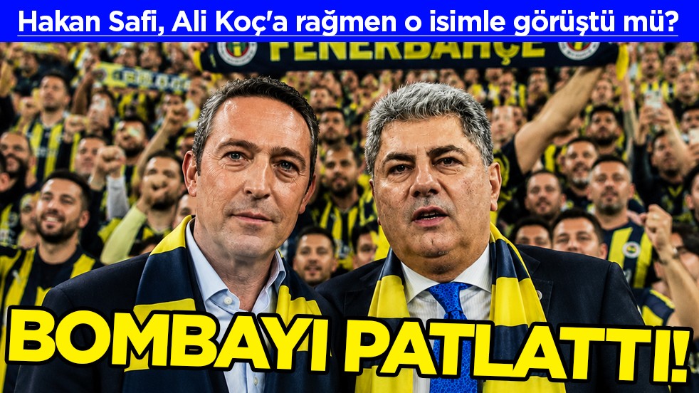 İstanbul'da kritik buluşma: Hakan Safi, Ali Koç'a rağmen o isimle görüştü mü?