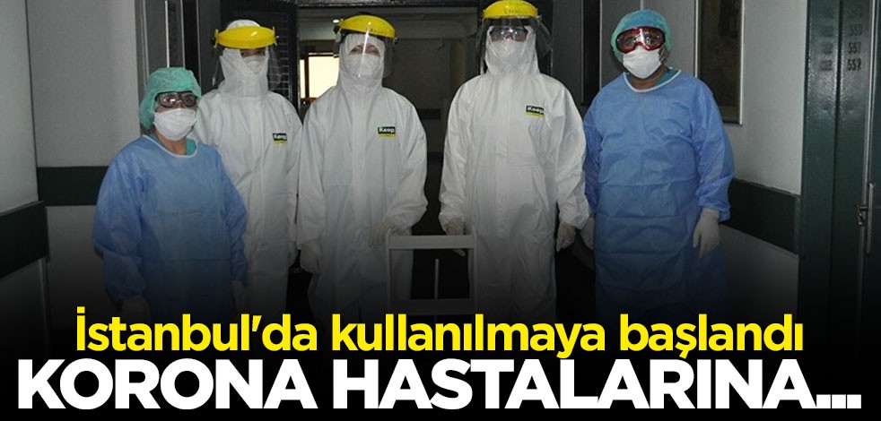 İstanbul'da kullanılmaya başlandı: Koronavirüs hastalarına yemek ve ilaç servisi böyle yapılıyor