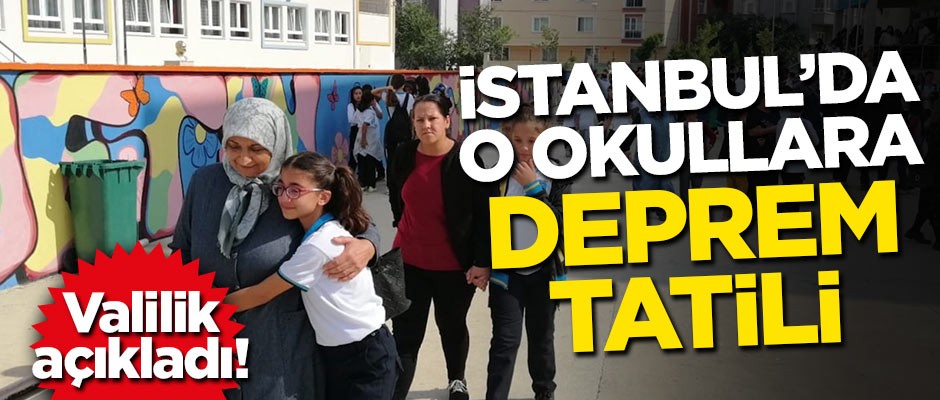 İstanbul'da okullar tatil edildi mi? Valilikten 14 okul için açıklama