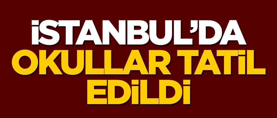 İstanbul'da okullar tatil olacak mı? Açıklama geldi