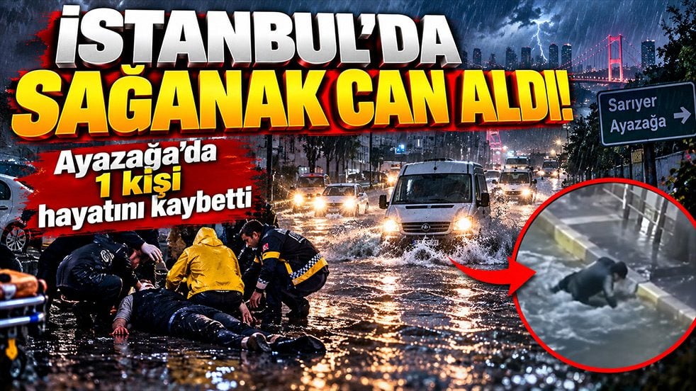 İstanbul’da sağanak felaketi! Sel sularından çıkamadı, hayatını kaybetti