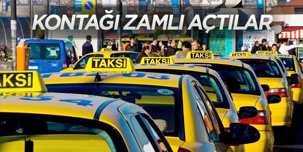 İstanbul'da taksilerde zamlı tarife yürürlüğe girdi