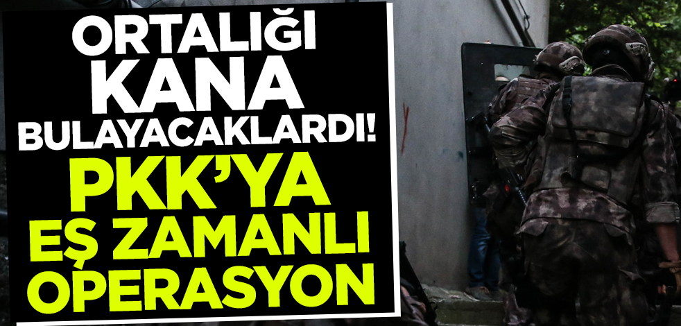 İstanbul'da terör örgütü PKK'ya eş zamanlı operasyon: 8 gözaltı