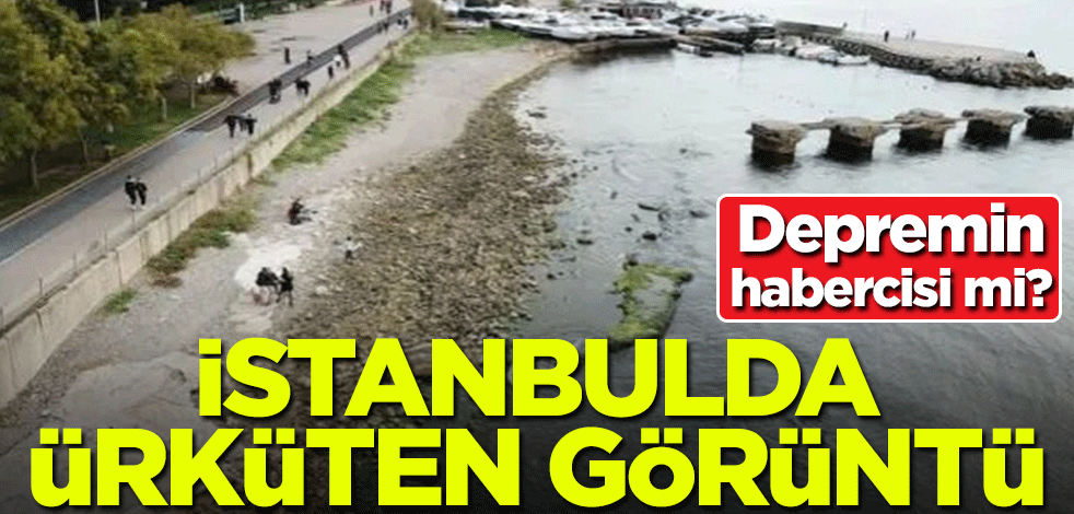 İstanbul'da ürküten görüntü! Depremin habercisi mi?