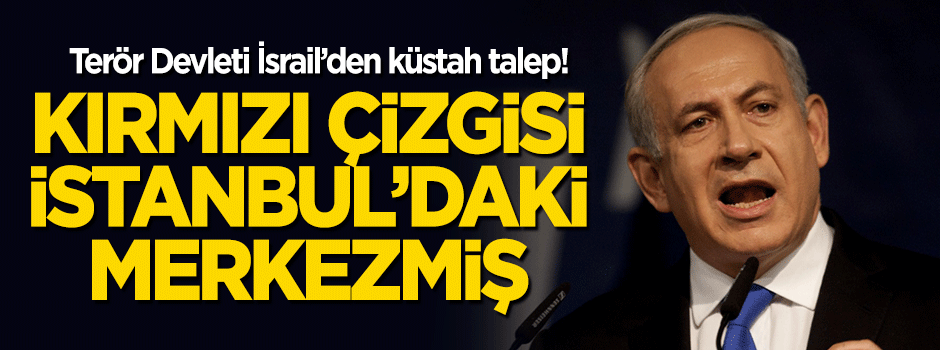 İstanbul'daki merkez kırmızı çizgisiymiş!