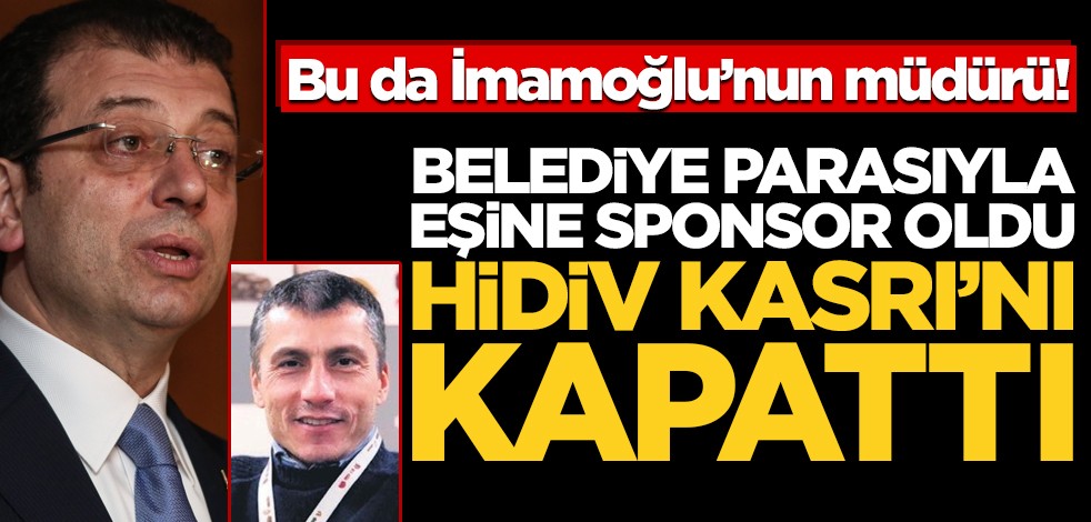 İstanbullunun parası bunlara akıyor! İBB'de büyük rezillik: Hidiv Kasrı'nı eşi için kapattı