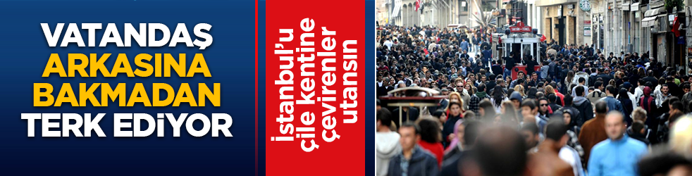 İstanbul’u çile kentine çevirenler utansın! Vatandaş arkasına bakmadan terk ediyor