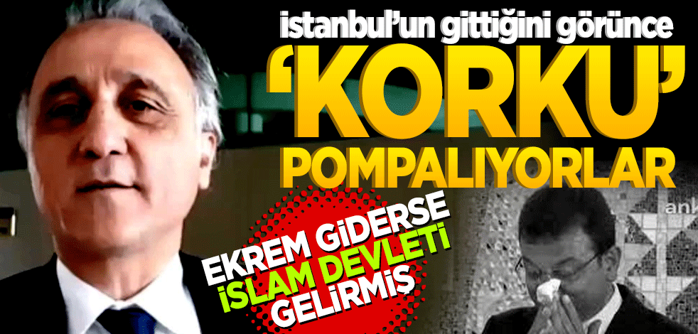 İstanbul’un gittiğini görünce 'korku' pompalıyorlar! Ekrem giderse İslam devleti gelirmiş