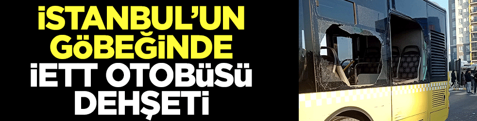 İstanbul'un göbeğinde İETT otobüsü dehşeti