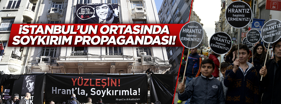 İstanbul'un ortasında 'soykırım' propagandası!