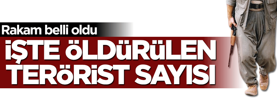 İşte 4 günlük operasyonda öldürülen terörist sayısı