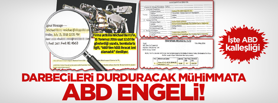 İşte ABD kalleşliği