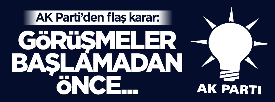 İşte AK Parti'nin koalisyon politikası