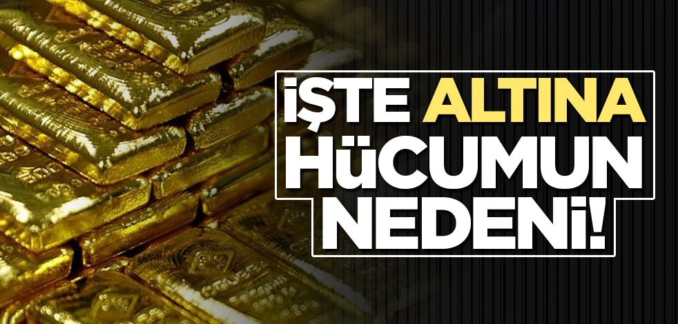 İşte altına hücumun nedeni!
