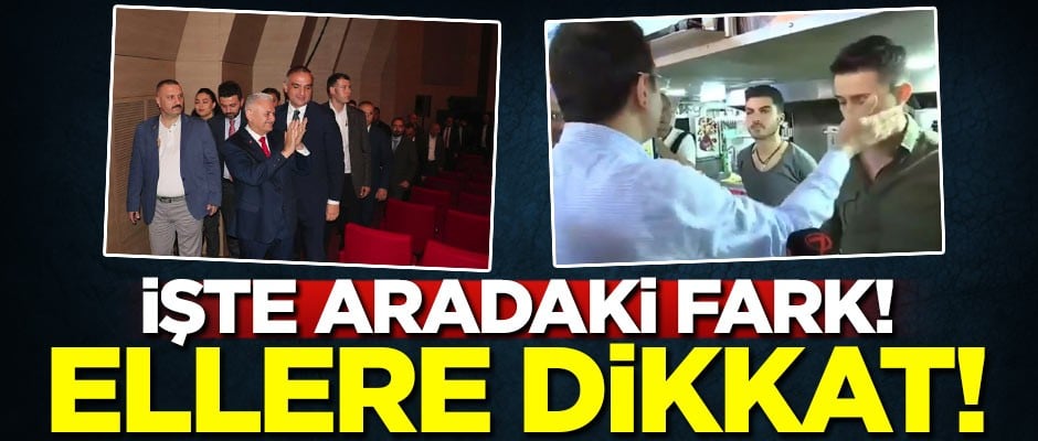 İşte aradaki fark! Ellere dikkat