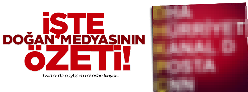 İşte Aydın Doğan medyasını özetleyen caps!