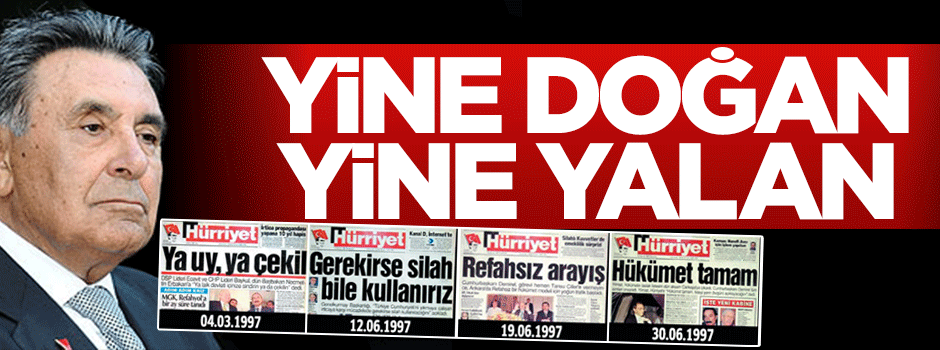 İşte Aydın Doğan'ı yalanlayan manşetler