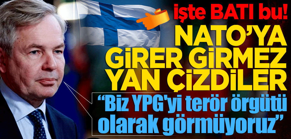 İşte batı bu! NATO'ya girer girmez yan çizdiler: " Biz YPG'yi terör örgütü olarak görmüyoruz "