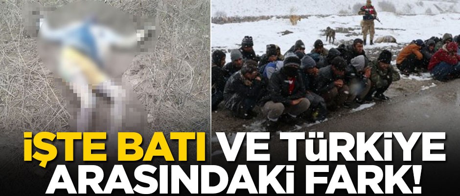 İşte Batı ve Türkiye arasındaki fark!