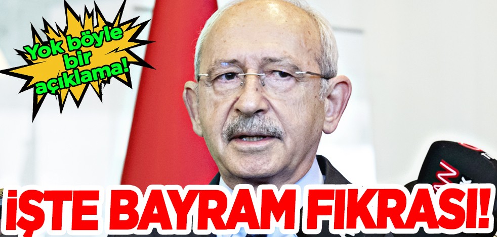 CHP Liderinden bir garip açıklama daha! Dünyaya ilan etti: