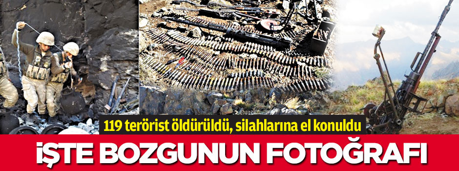 İşte bozgunun fotoğrafları