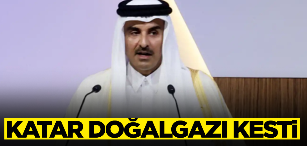 İşte bu beklenmiyordu! Katar doğalgazı kesti