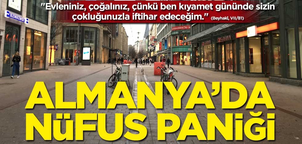 İşte bu yüzden 'en az 3 çocuk!' Almanya'da yaşlı nüfus travması...