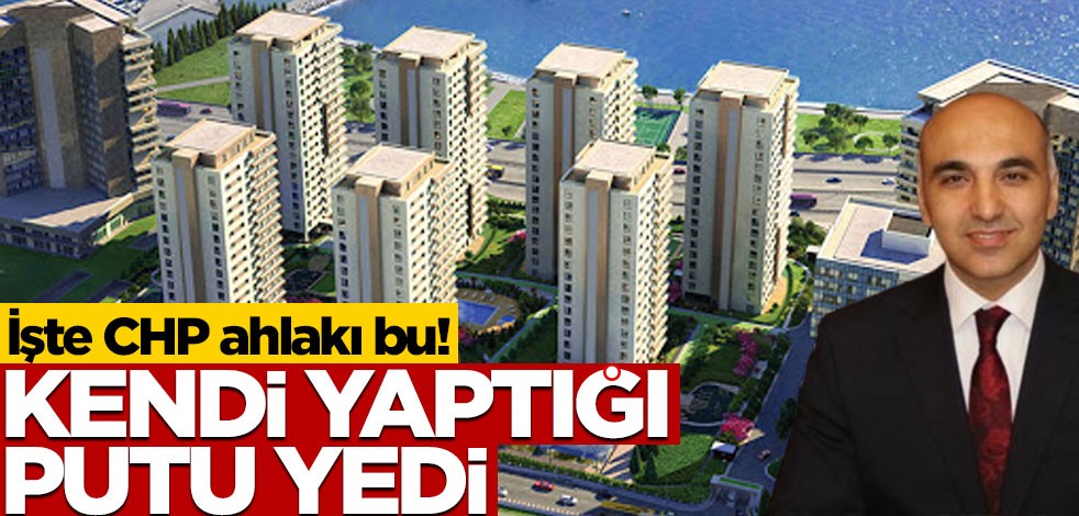 İşte CHP ahlakı… Kendi yaptığı putu yedi!
