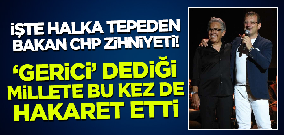 İşte CHP zihniyeti! Halka tepeden bakan Zülfü Livaneli'den Anadolu insanına hakaret