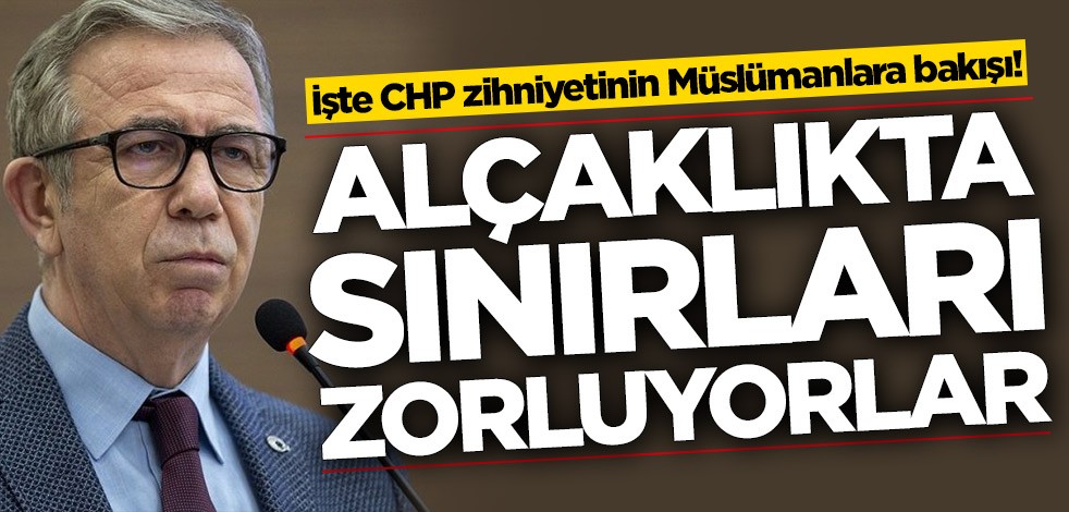 İşte CHP zihniyetinin Müslümanlara bakışı! Alçaklıkta sınırları zorluyorlar