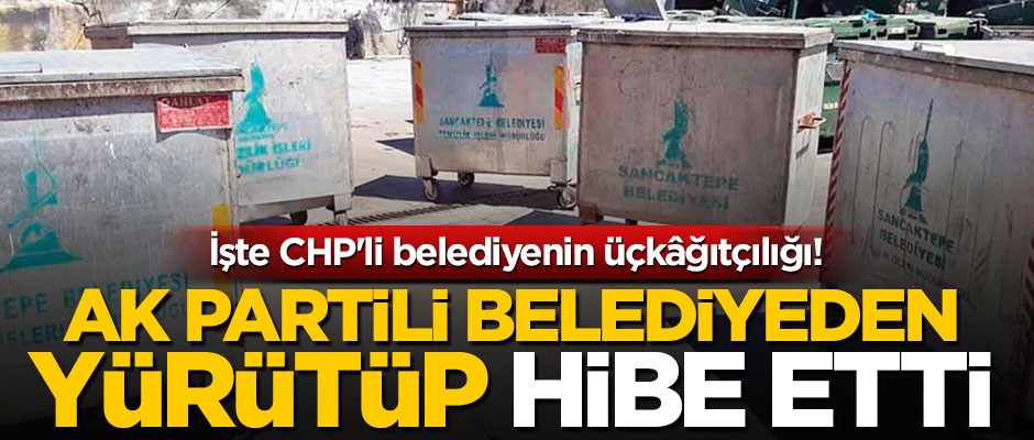 İşte CHP'li belediyenin üçkâğıtçılığı! AK Partili belediyeden yürütüp hibe etti