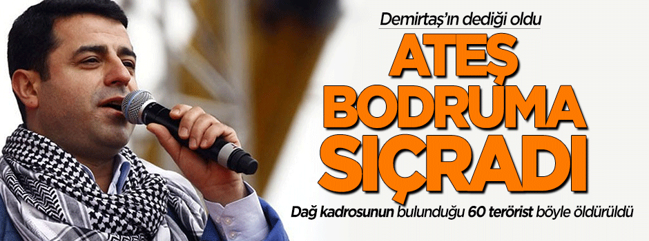 İşte dağ kadrosunun bulunduğu 60 terörist böyle sıkıştırılıp öldürüldü!